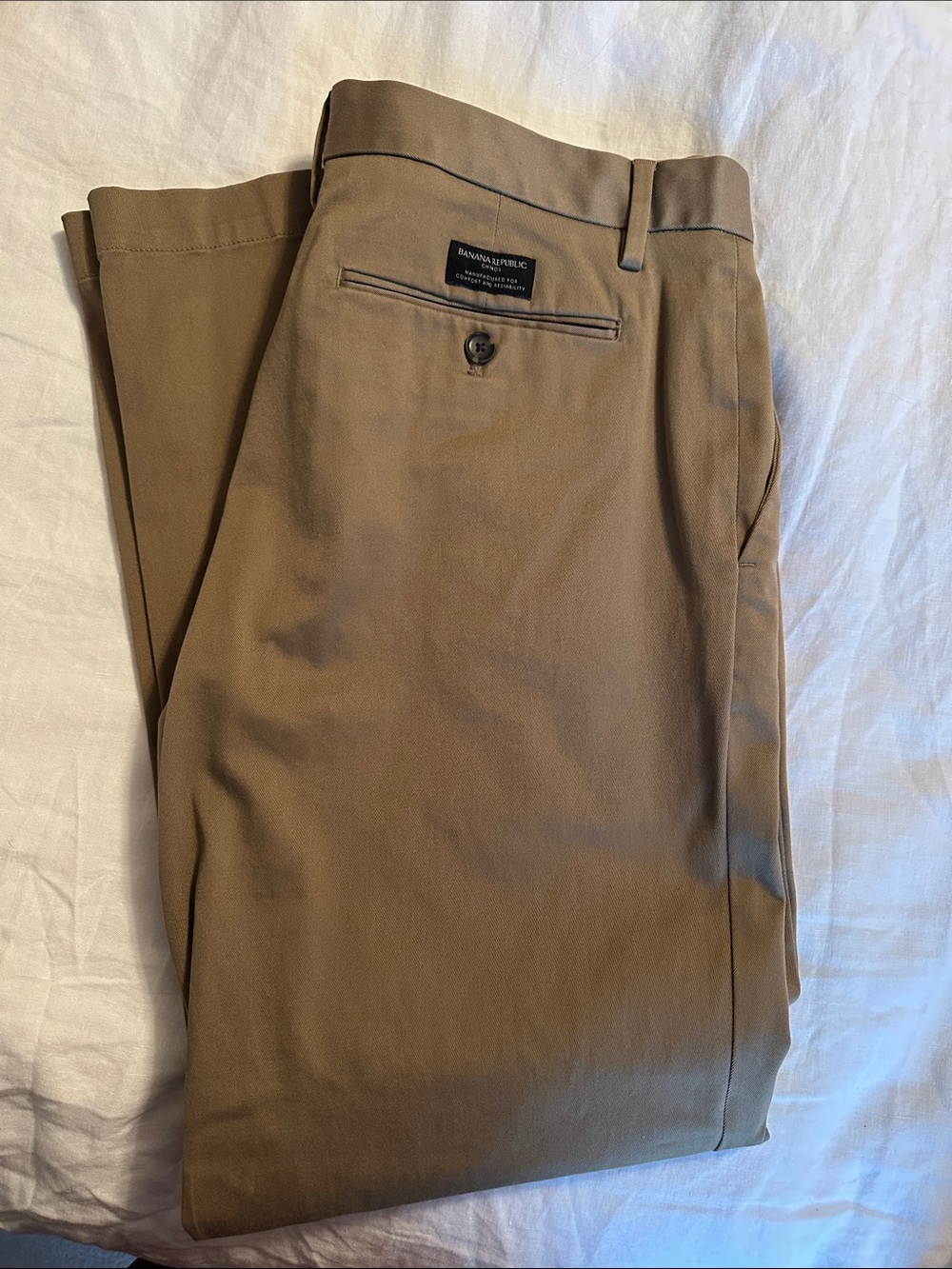 Banana Republic Tan Slim Chino Pants